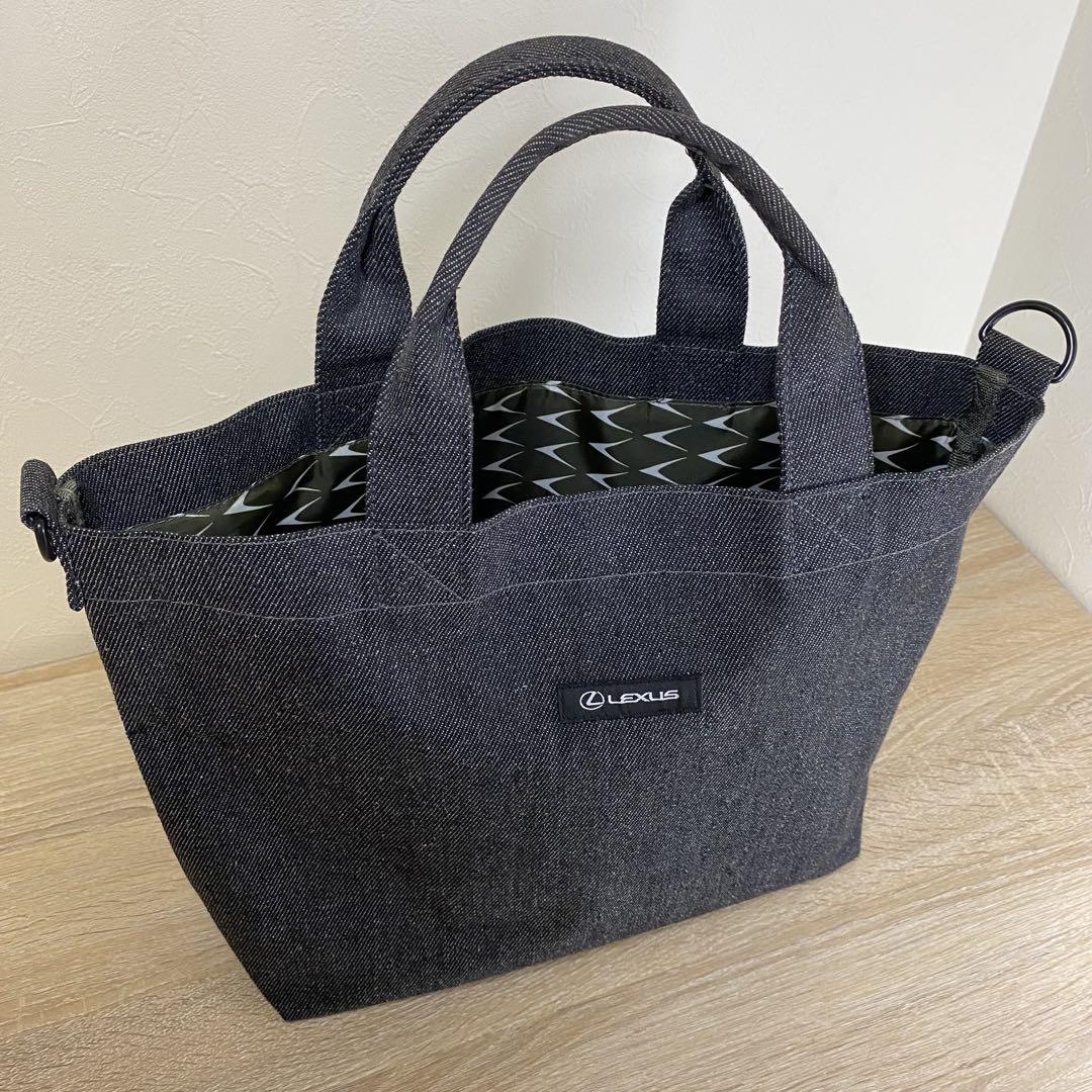 未使用品　LEXUS レクサス　トートバッグ　デニム　ハンドバッグ