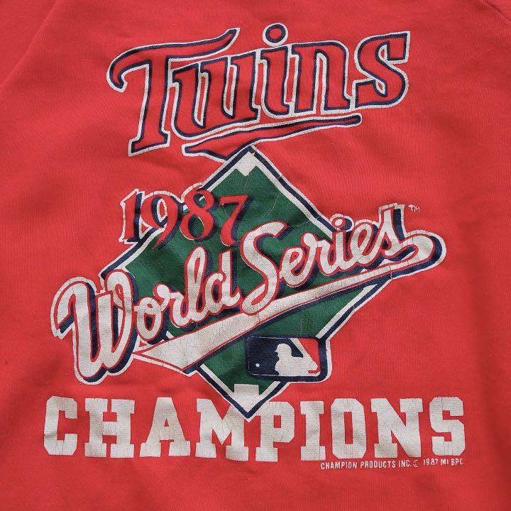 のプリント 1980's champion Twins MLB 希少古着 XL mFNJY-m25052516284 います