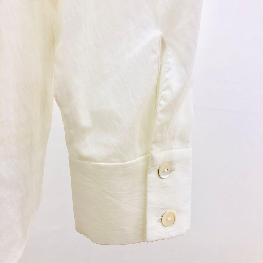 Loungedressコルセットシャツ サイズF オフホワイト レギュラーカラー Loungedressコルセットシャツ サイズF オフホワイト レギュラーカラー