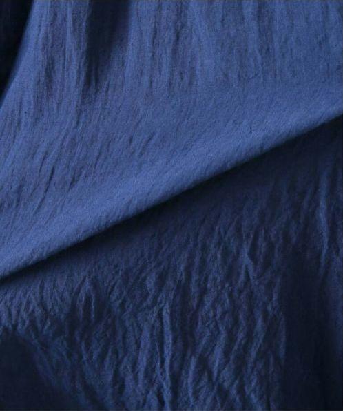 journal　standard　luxe リネンキーネックワンピース　ネイビー