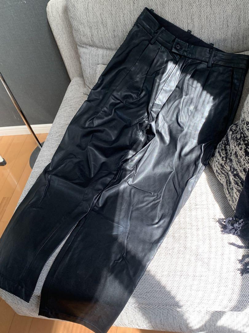 stein fake leather trousers Sサイズ