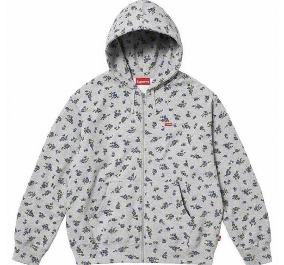 最安値　Small Box Zip Up Hooded Sweatshirt