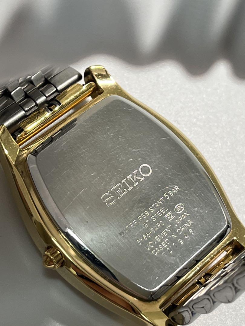 SEIKO セイコー 5Y66-0AF0 クォーツ デイデイト メンズ 腕時計