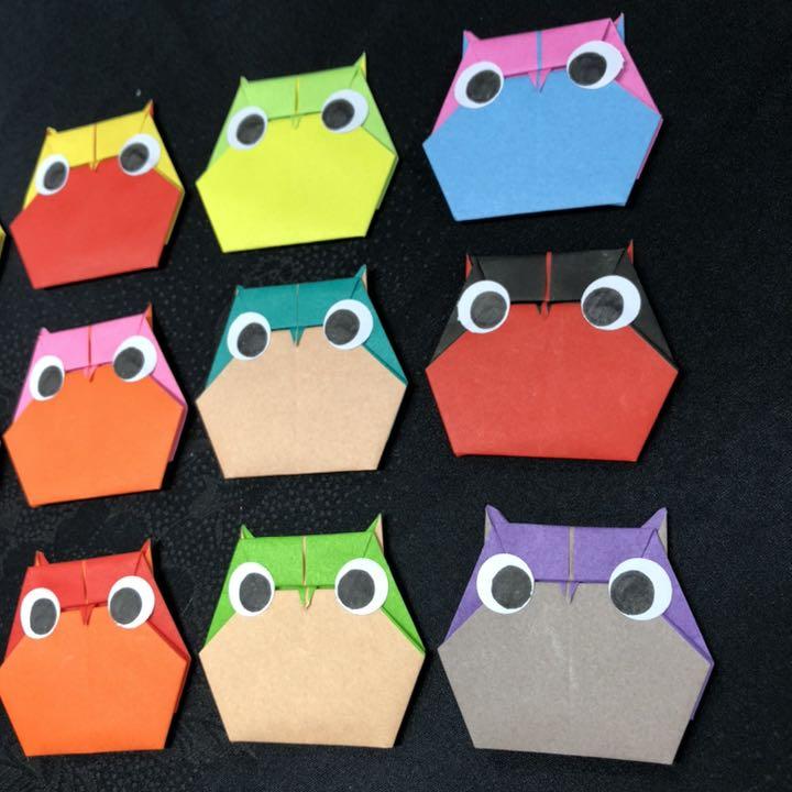 ふくろう 敬老の日 メッセージカード 折り紙 プレゼント ハンドメイド メルカリ