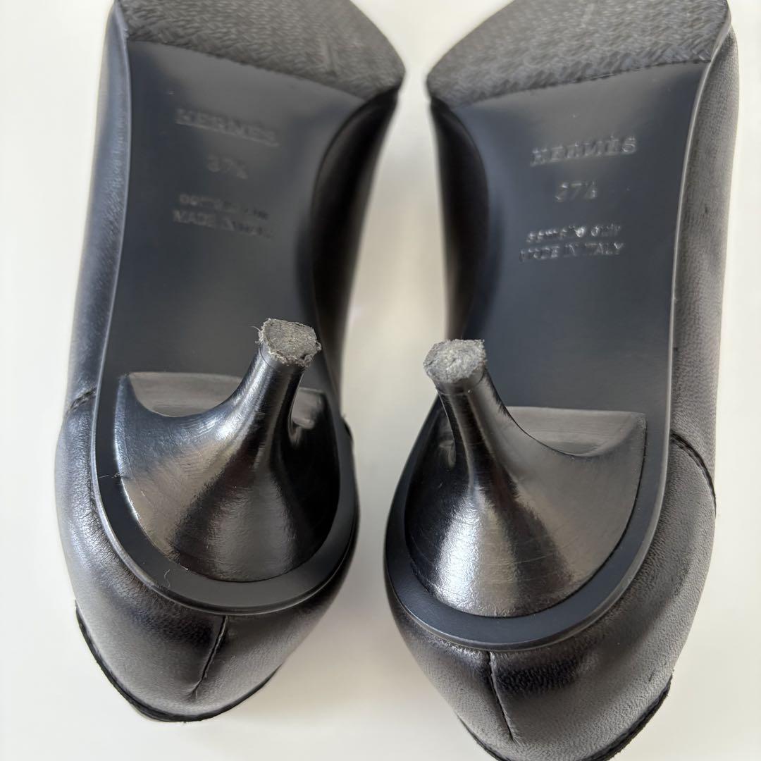 HERMES エルメス グロリアス パンプス ヒール 37
