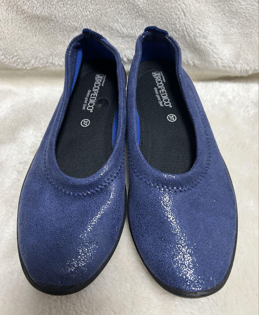 ARCOPEDICO⭐︎新品 アルコペディコ　軽量フラットシューズ　ネイビー　37