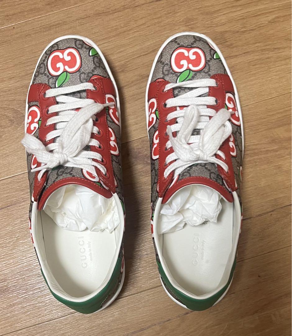 【6/15迄出品】GUCCI GG×Apple スニーカー