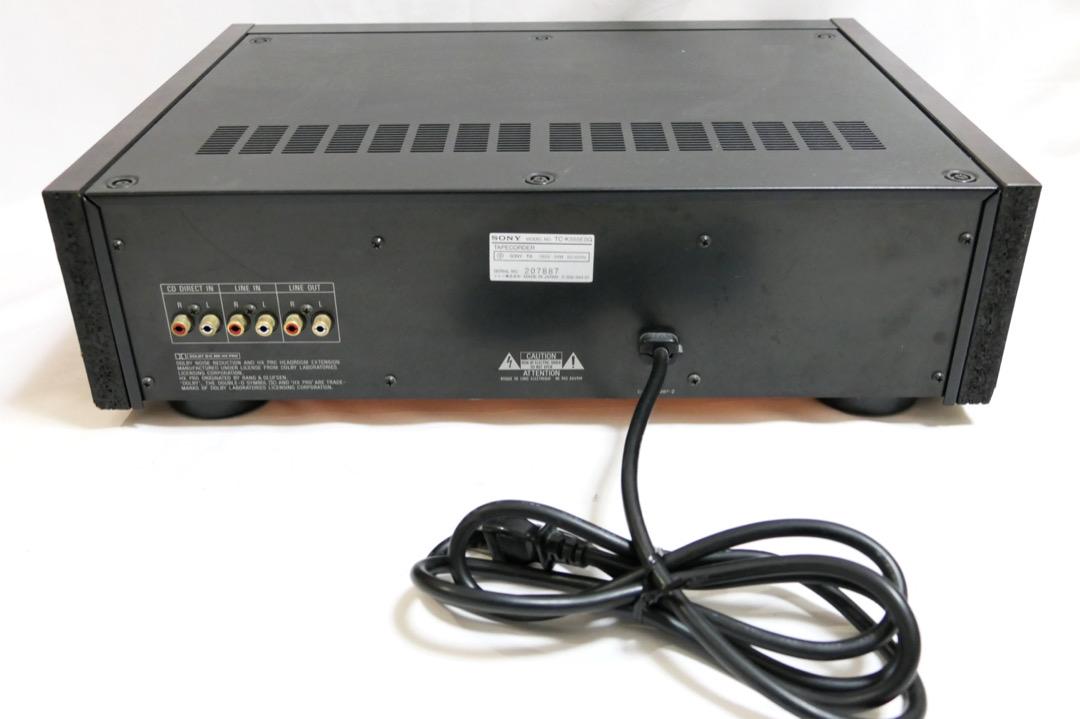 新作入荷格安 SONY 高級機 昭和 レトロ IcnAq-m25065617141 TC-K555ESG ソニー カセットデッキ 大人気お得