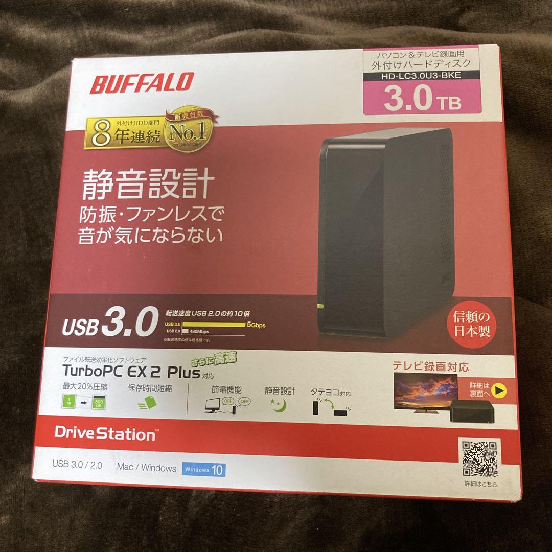 BUFFALO HD-LC3.0U3-BKE 新品未開封