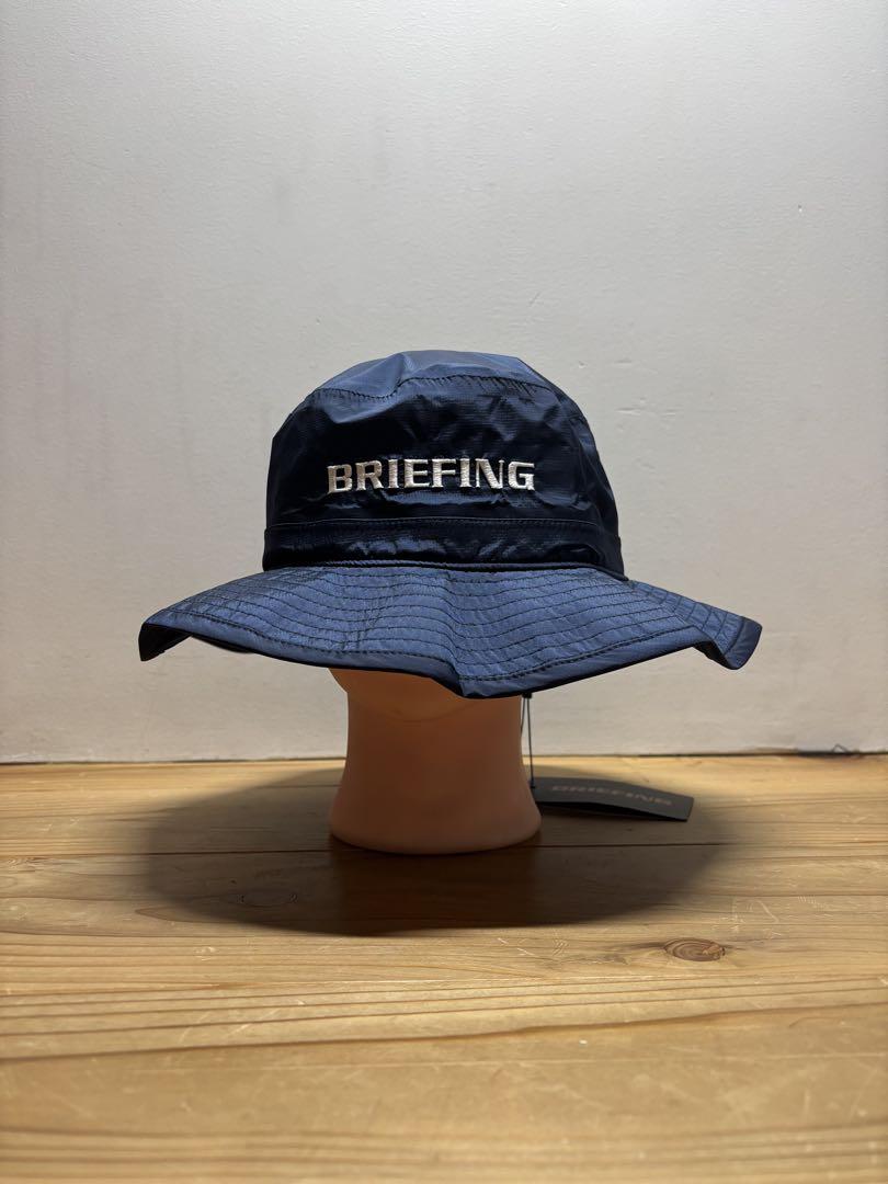 新品!! 希少なサイズL BRIEFING バケットハット レインワイドハット
