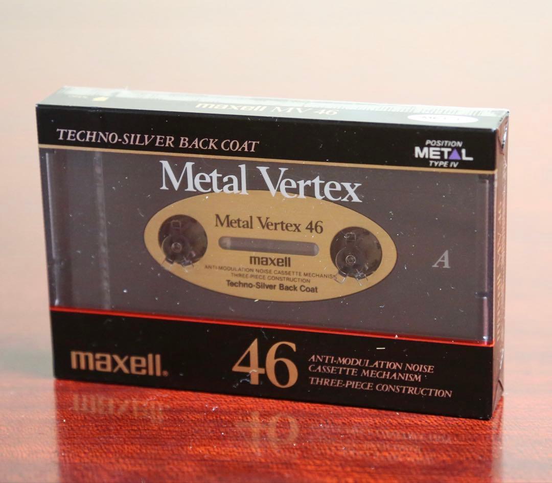 【レア未使用品】カセットテープ　maxell Metal Vertex