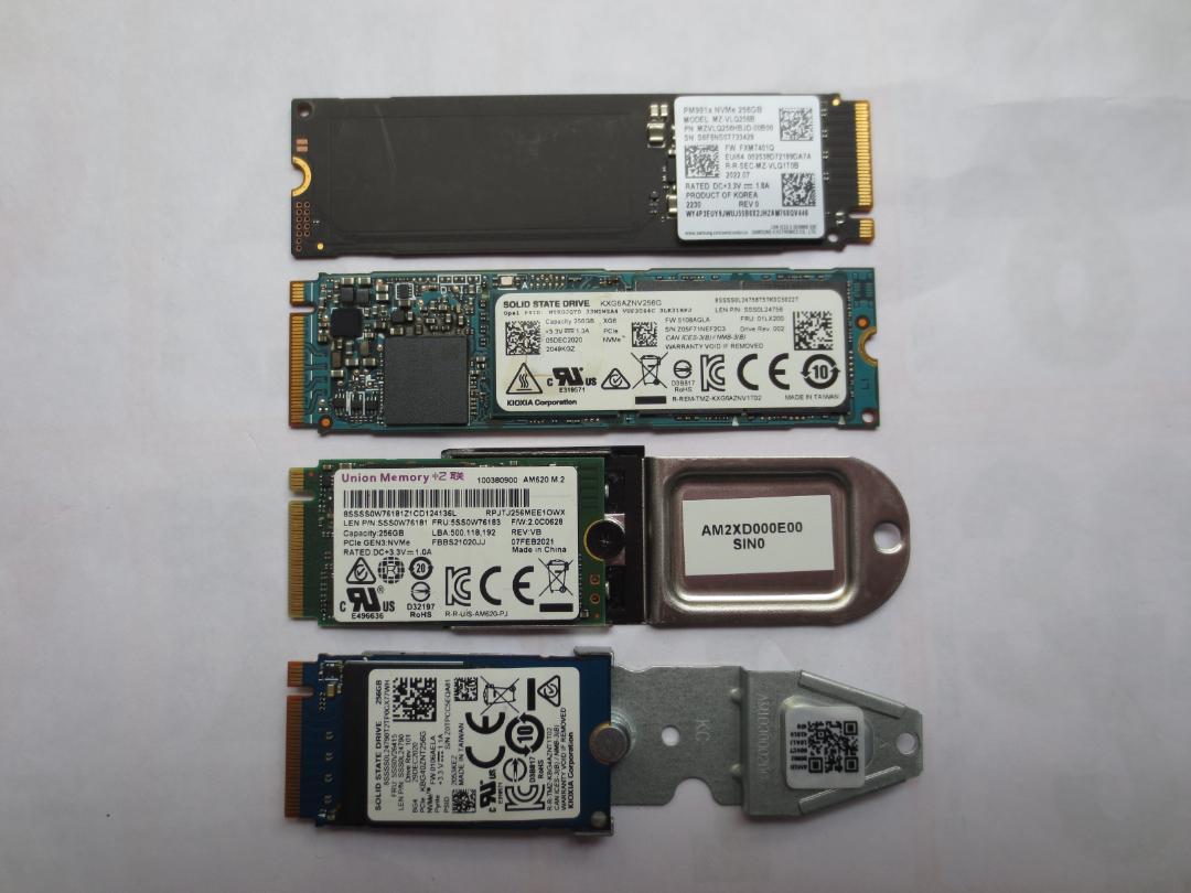 M.2 NVMe SSD 256GB 4枚セット
