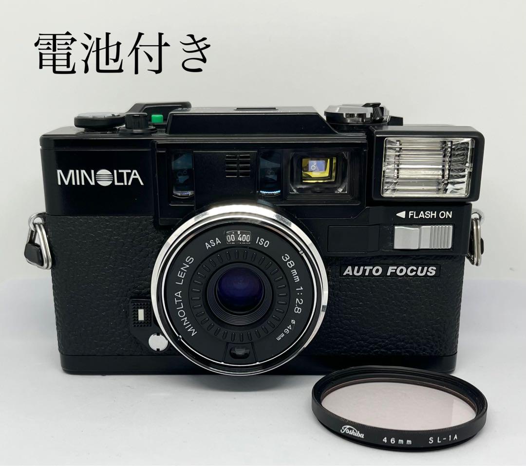 【完動品】MINOLTA HI-MATIC AF-D フィルムカメラ 動作確認済