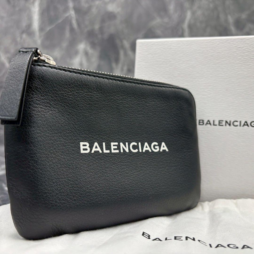 ✨美品✨付属完備✨ BALENCIAGA コインケース ミニポーチ レザー