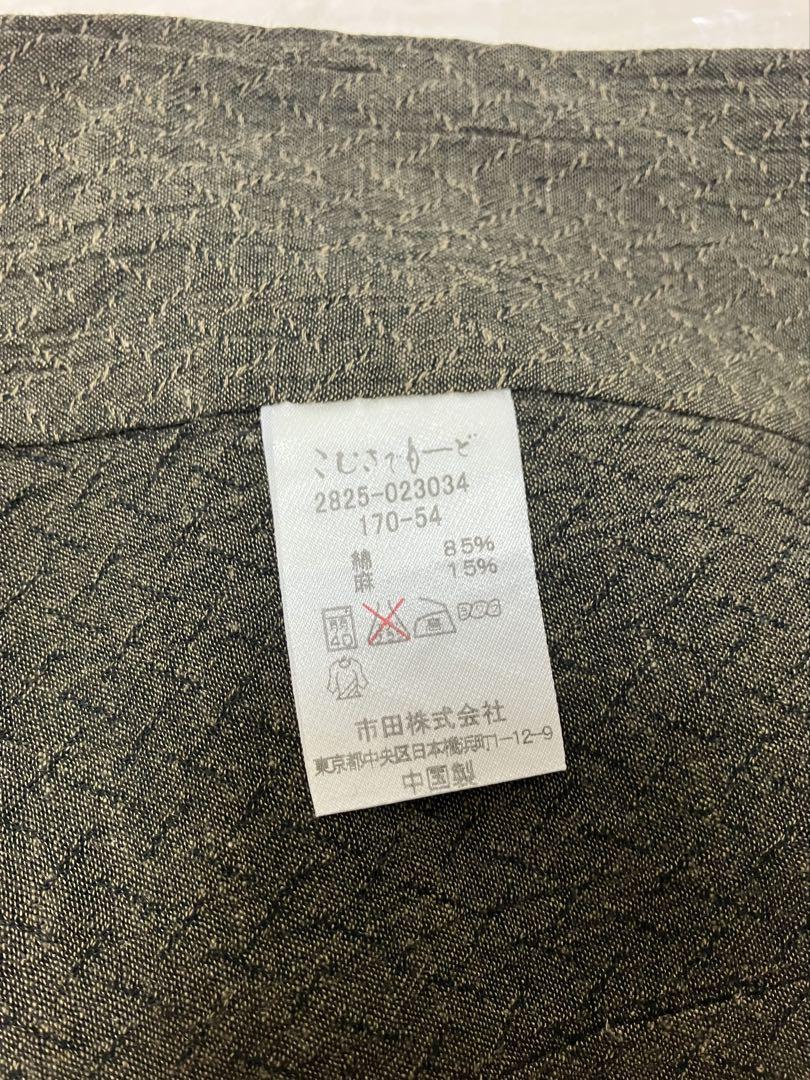 美品 こむさでもーど 仕立て上がり浴衣 綿麻（Ꮮ）