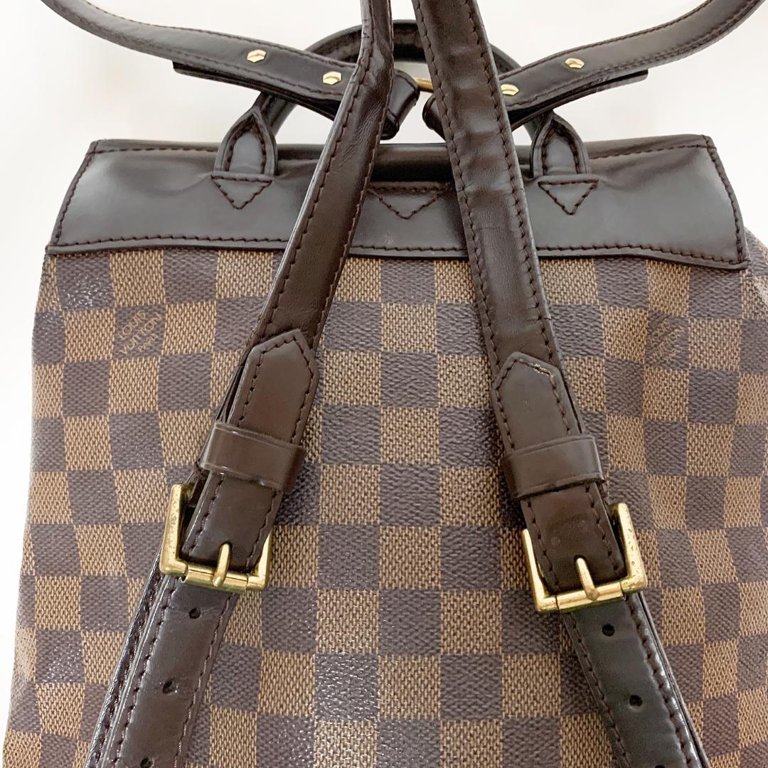 LOUIS VUITTON ダミエ ソーホー N51132 リュック エベヌ