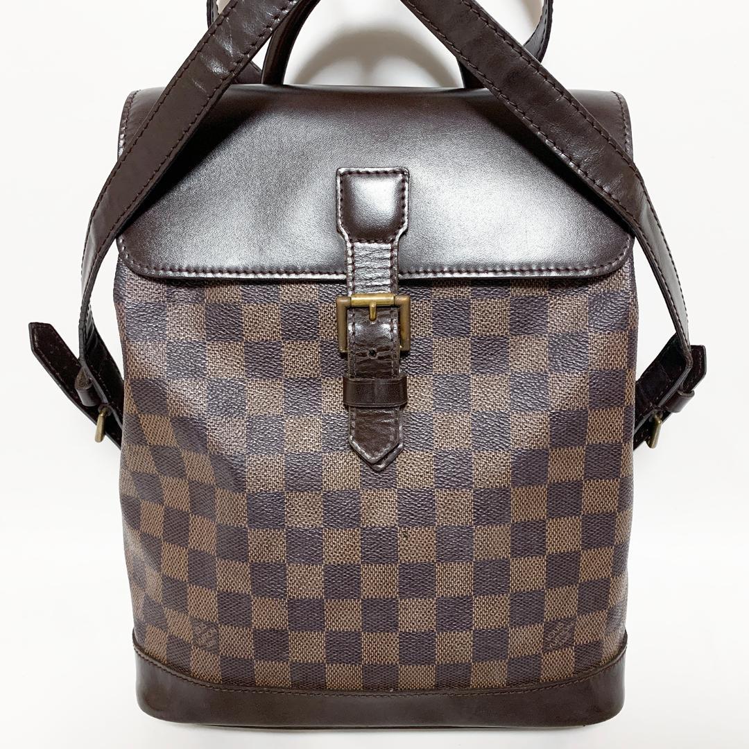 LOUIS VUITTON ダミエ ソーホー N51132 リュック エベヌ