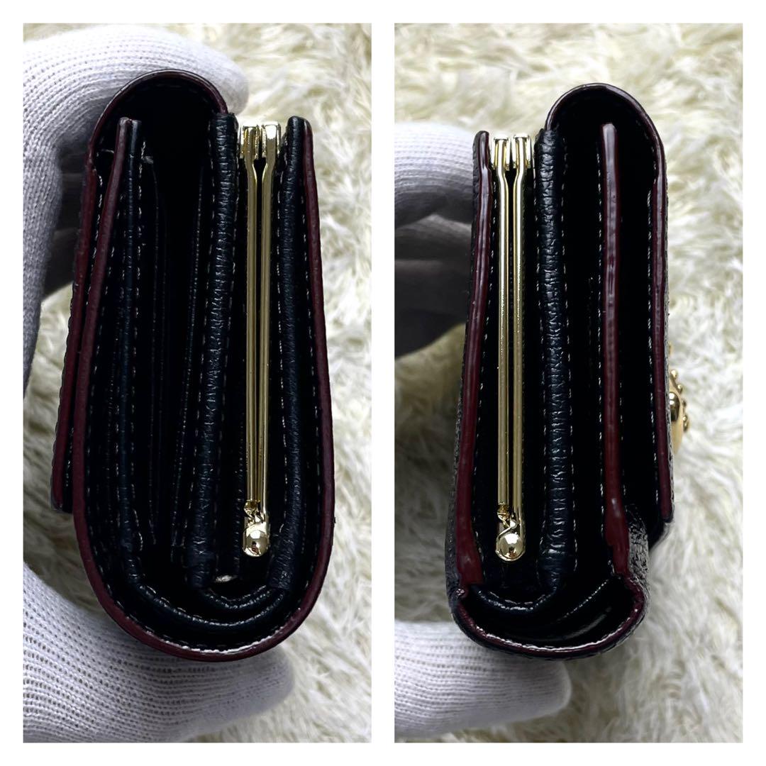 極美品 箱付き ヴィヴィアンウエストウッド 折り財布 がま口