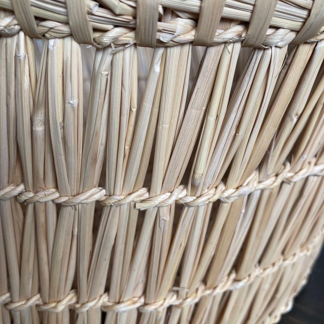 藁や(スズキ ユカリ) りんごかご りんご籠 カゴ - メルカリ