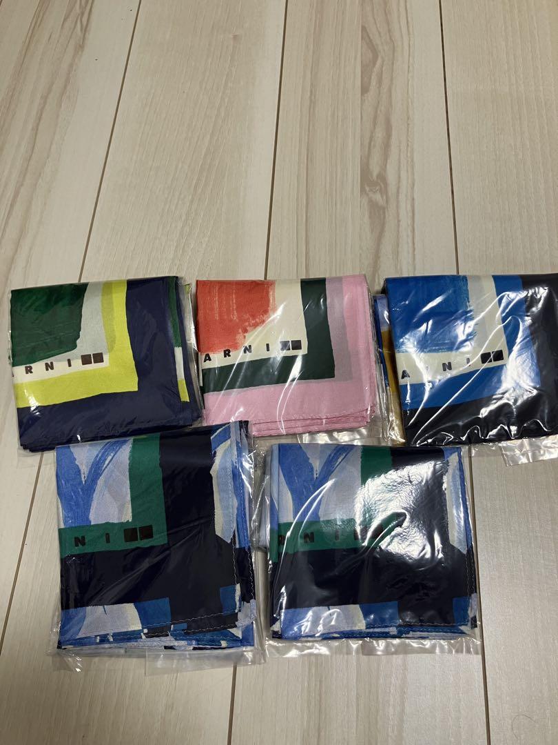 UNIQLO × MARNI 100%SILK フロシキ スカーフ5枚 バラ売可