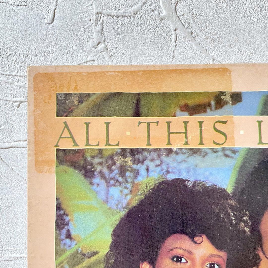 LP　DeBarge 　「All This Love」　デバージ　レコード デバージ DEBARGE / オール・ジス・ラブ ALL THIS LOVE (7