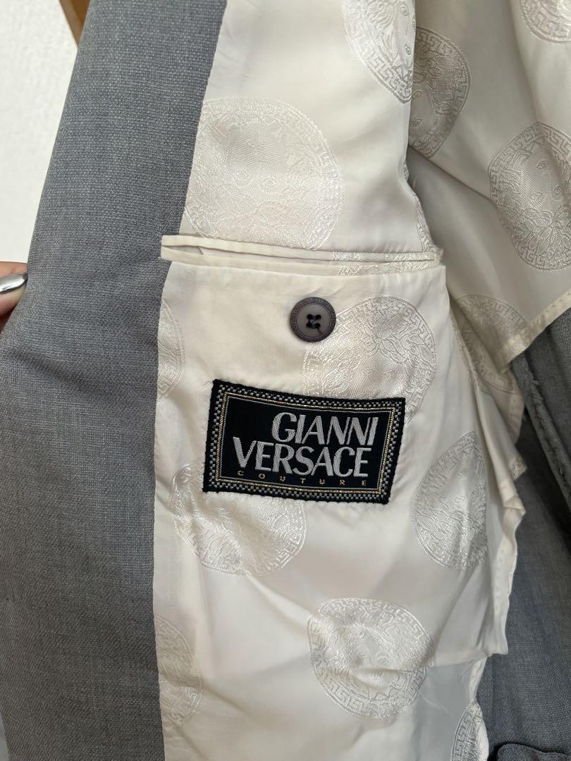 GIANNI VERSACE coutureグレーセットアップ