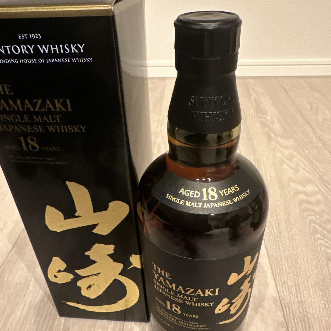 山崎　18年　シングルモルトウイスキー 正規品] シングルモルト 山崎18年 700ml【ウイスキー】