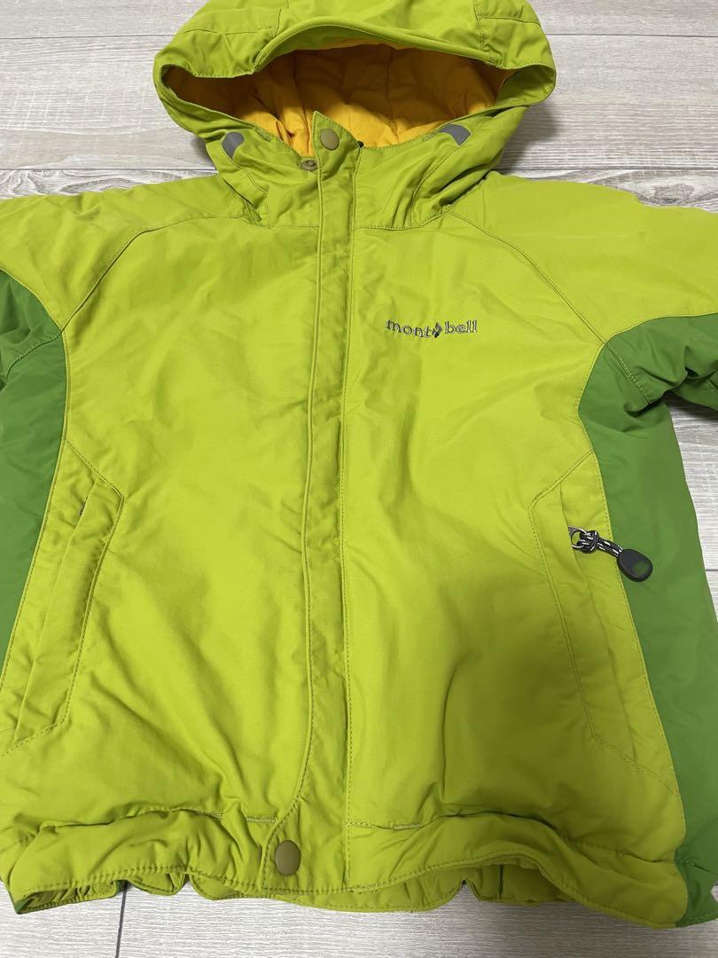 【美品】mont-bell モンベル　スノーウェア 上下セット 110 雪遊び