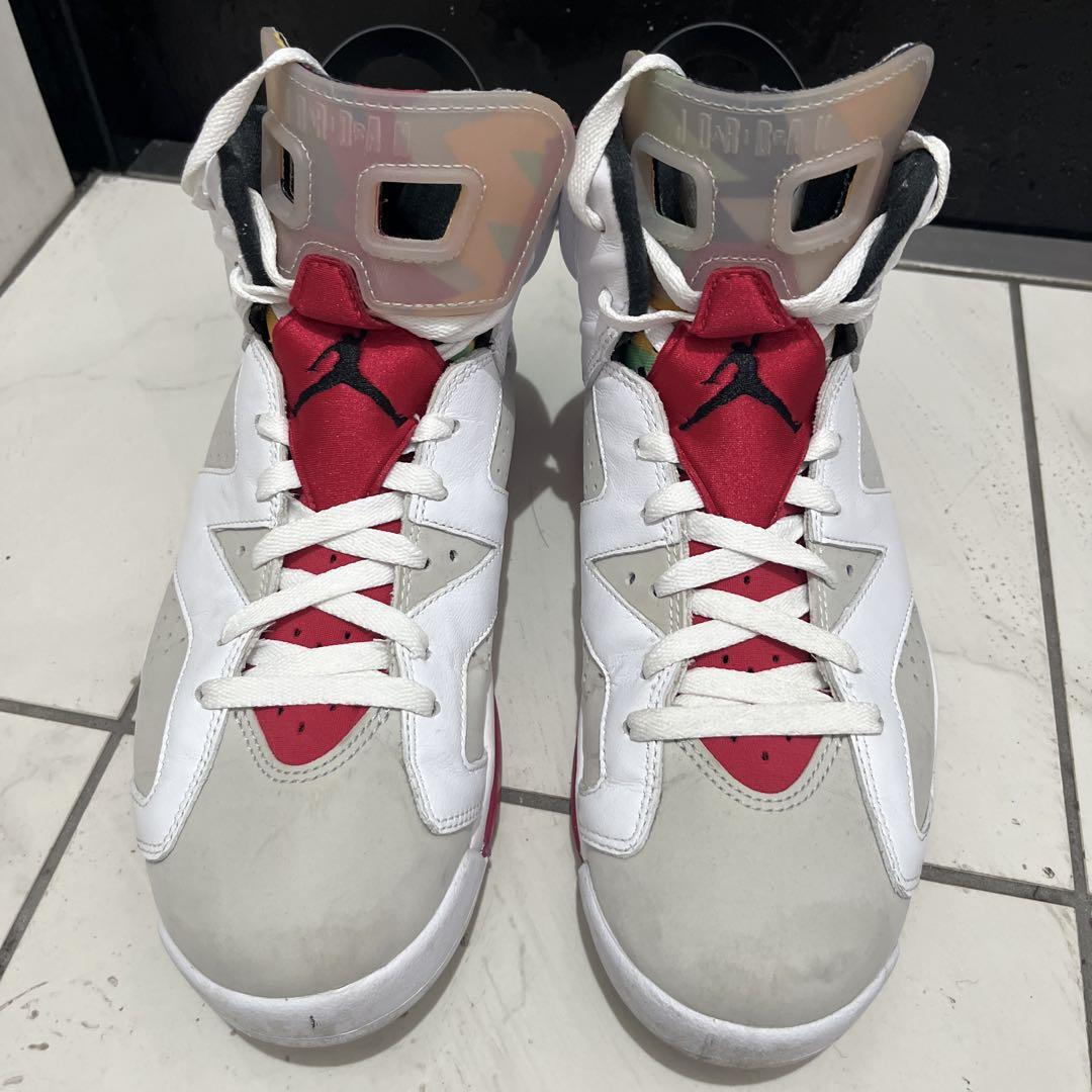 A*8様 Air Jordan 6 ホワイト/レッド/グレー