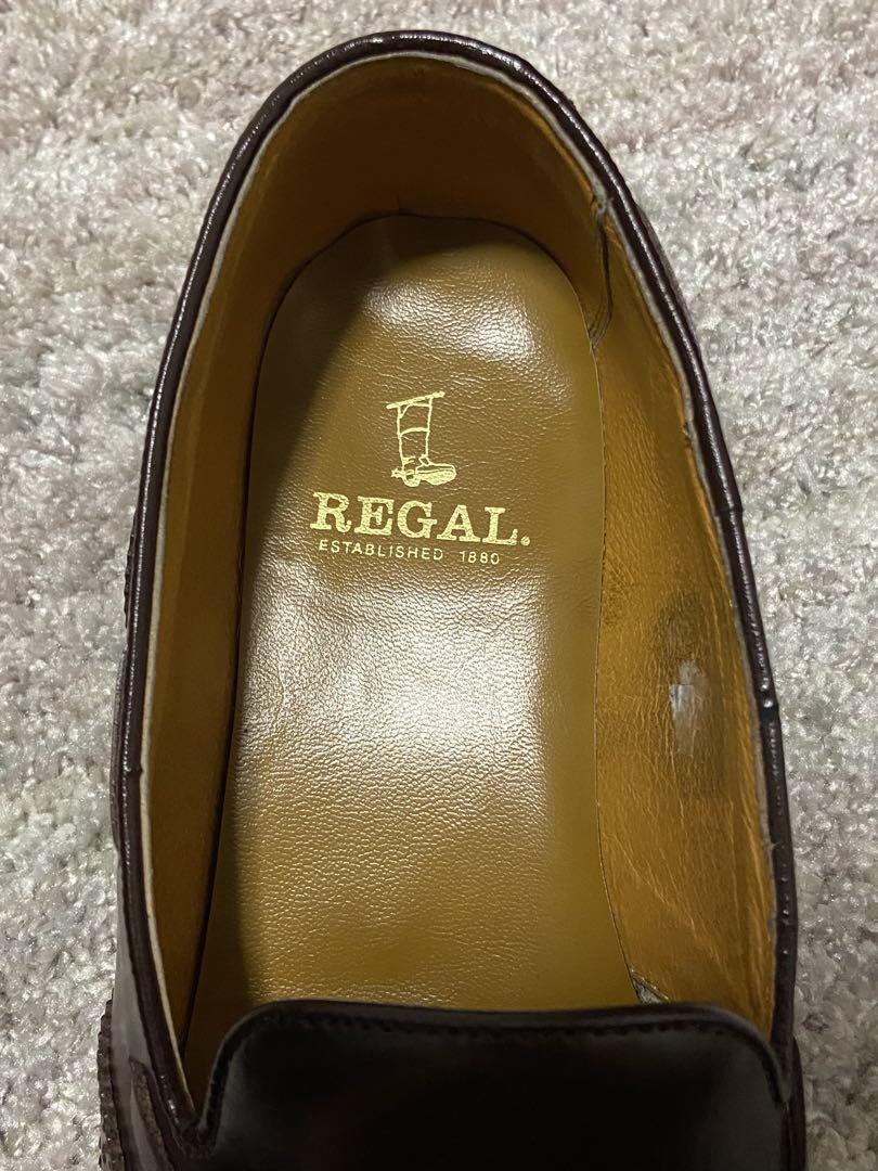 REGALダークブラウン タッセル付きモカシン