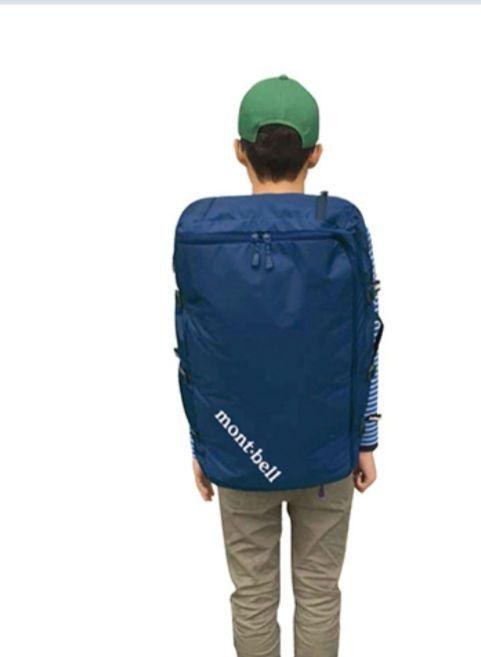 mont-bell 3-Way ダッフル Kid's 55 黒