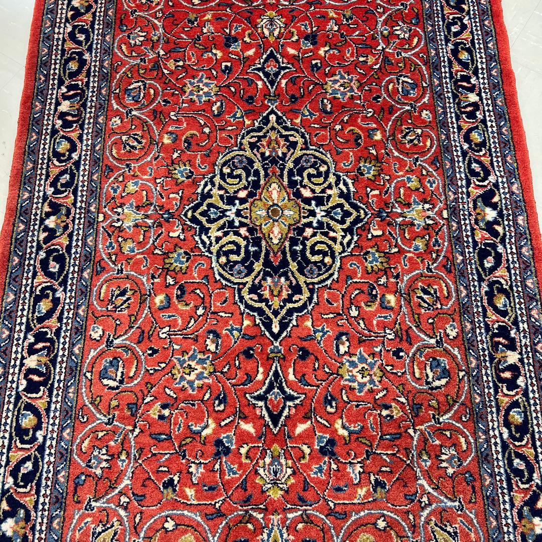 ペルシャ絨毯手織り目立った傷や汚れなし