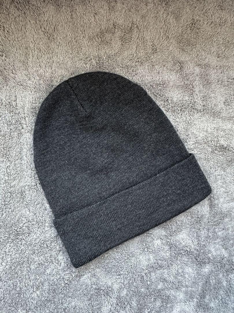 【美品】モンクレール　ニット帽　ビーニー　黒