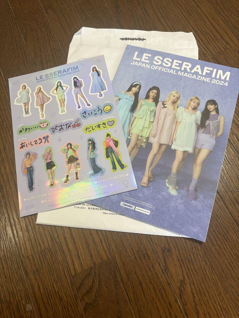LE SSERAFIM ペンライト、写真集「Dicon」、トレカ、FC限定品等