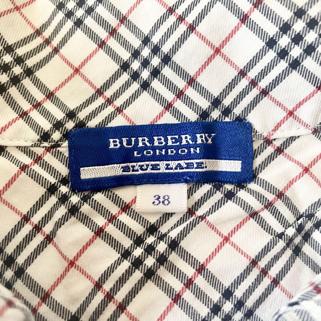 BURBERRY BLUE LABEL バーバリー ノバチェック ポロシャツ