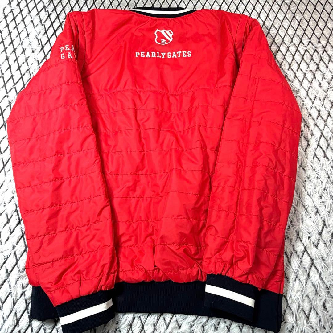 【超美品】中綿リバーシブル2WAYスニード ブルゾン PEARLY GATES 【超美品】中綿リバーシブル2WAYスニード ブルゾン PEARLY GATES