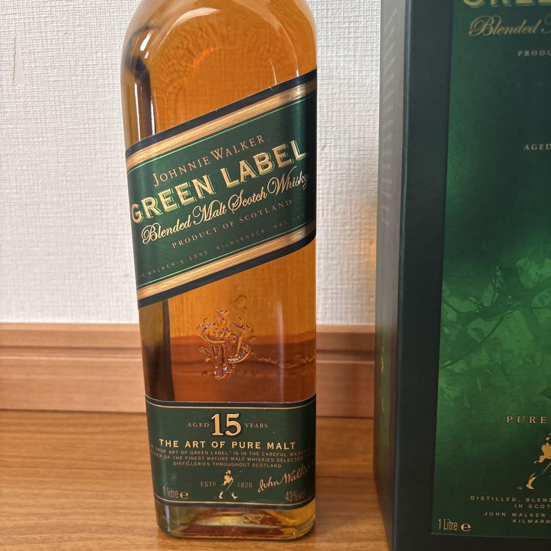 ジョニー・ウォーカー グリーンラベル 15年 1L