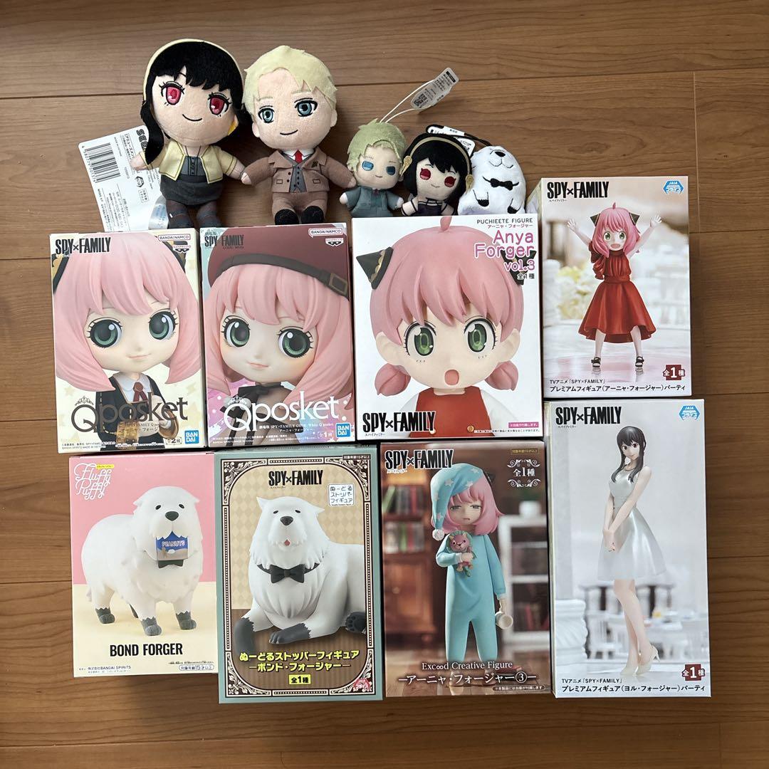SPY×FAMILY スパイファミリー ぬいぐるみ フィギュア アーニャ ボンド