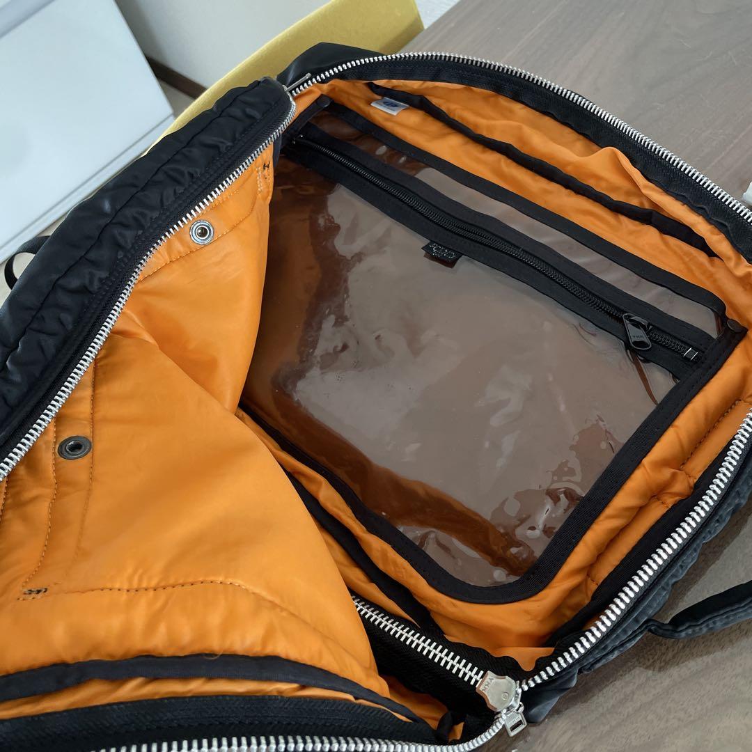 美品　PORTER タンカービジネスバッグ 黒 ナイロン　3way