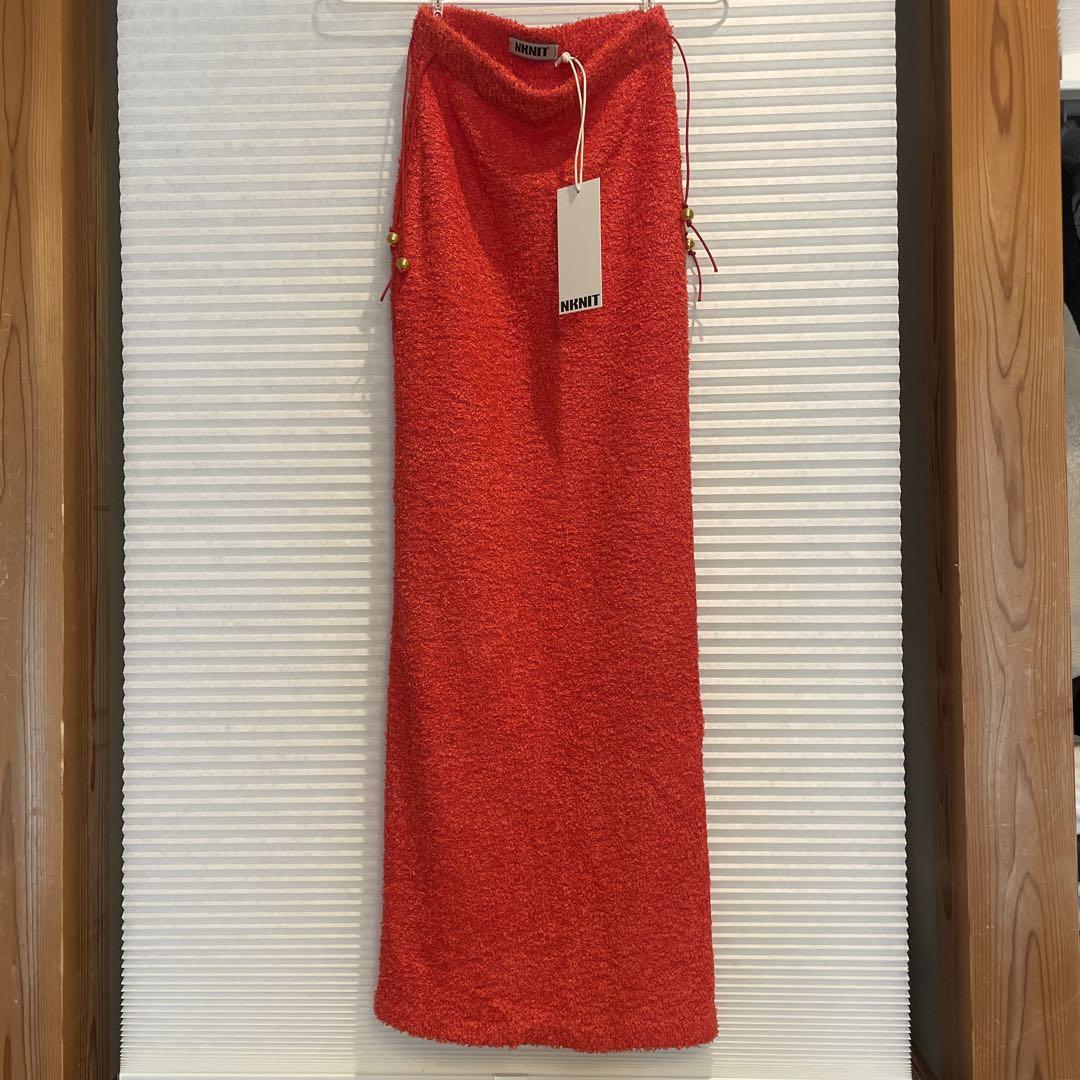NKNIT レッド タイトスカート