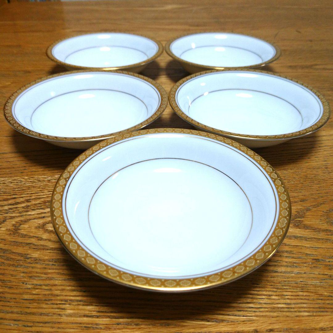 ノリタケ リッチモンド ボウル 14cm 5個セット 金彩 RICHMOND深皿