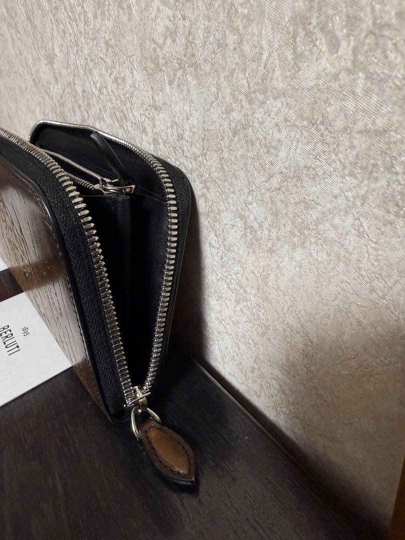 Berluti ブラウンレザー 長財布 保存袋付き