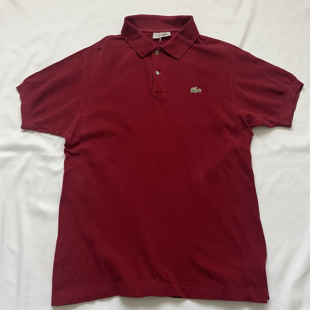 70s フランス製 LACOSTE ポロシャツ 5 エンジ