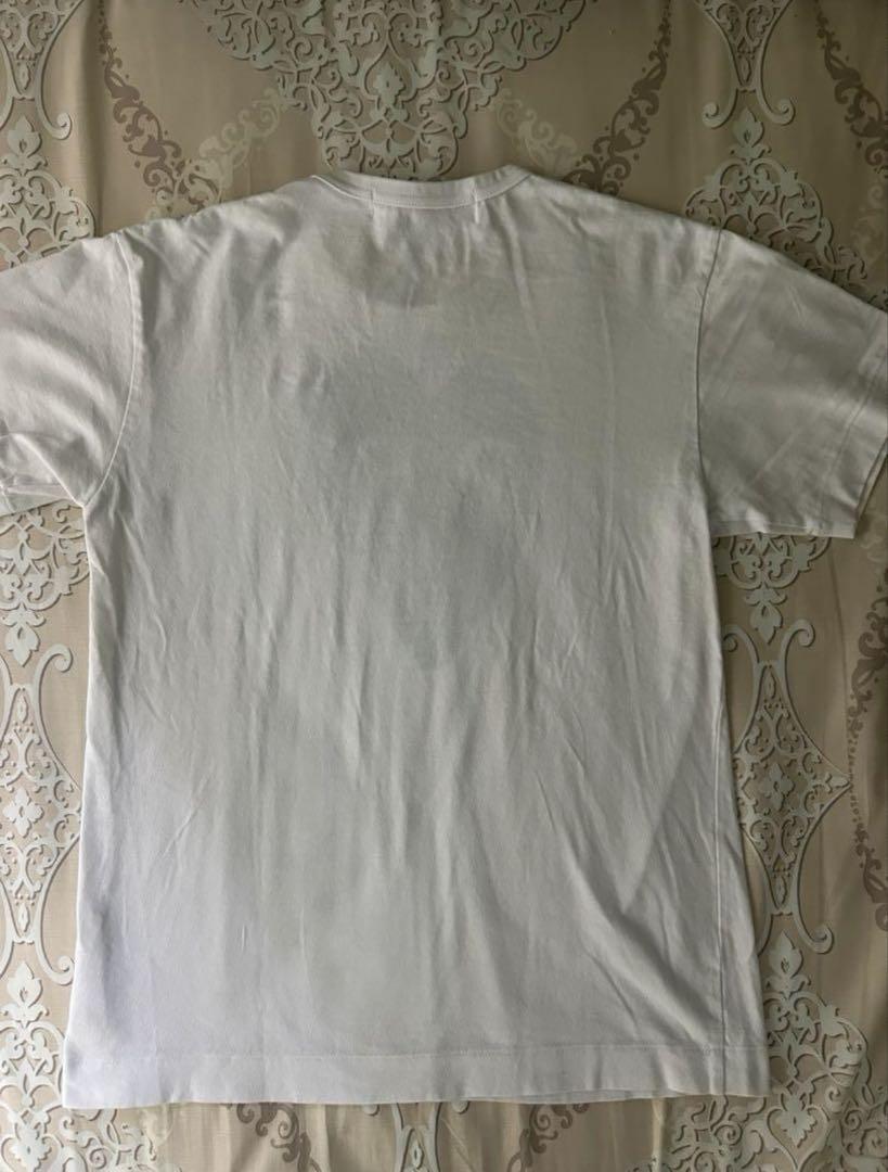 PLAY 緑色ハートデザイン Tシャツ M