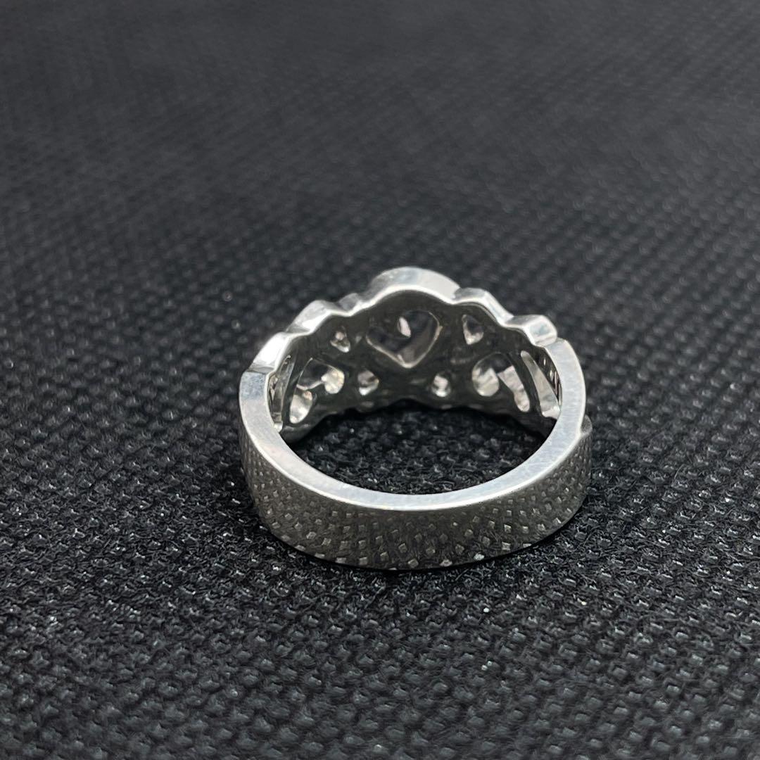 TIFFANY&CO. リング　ハート　ラビング　10号　925 #A-78 TIFFANY&CO. リング ハート ラビング 10号 925 #A-78