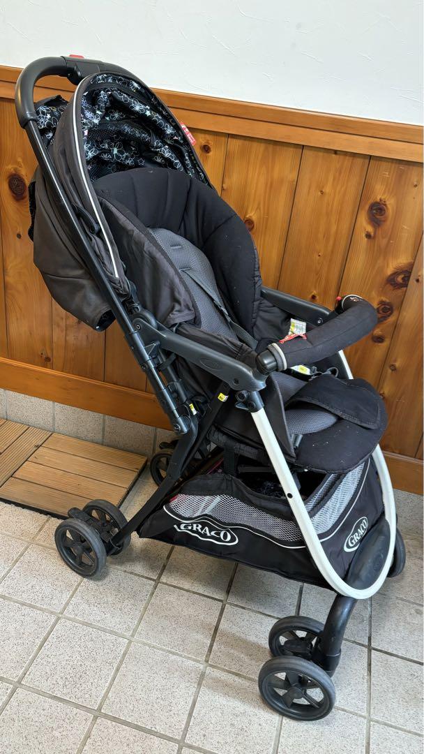 グレコ　シティーエース　花柄　AB両型ベビーカー　リボンクッション付 GRACO 4,836円