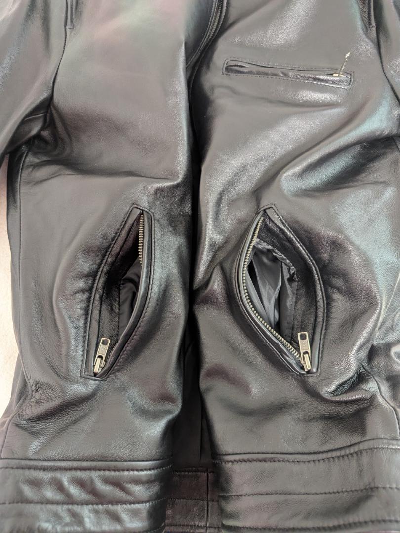 ✨お値下げ中✨美品タグ付き✨BOLINI✨ラムスキン ライダース ジャケット M