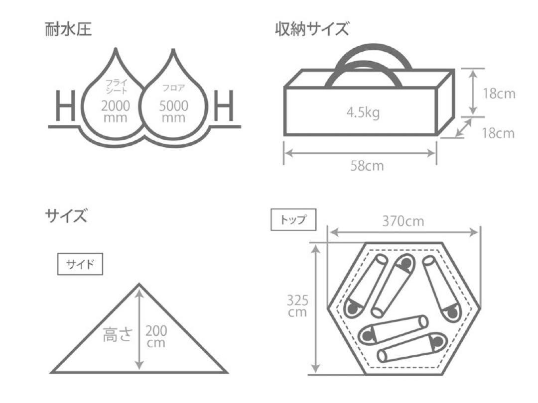 DOD ONE POLE TENT(M) TS-47-TNベージュ【新品未使用】