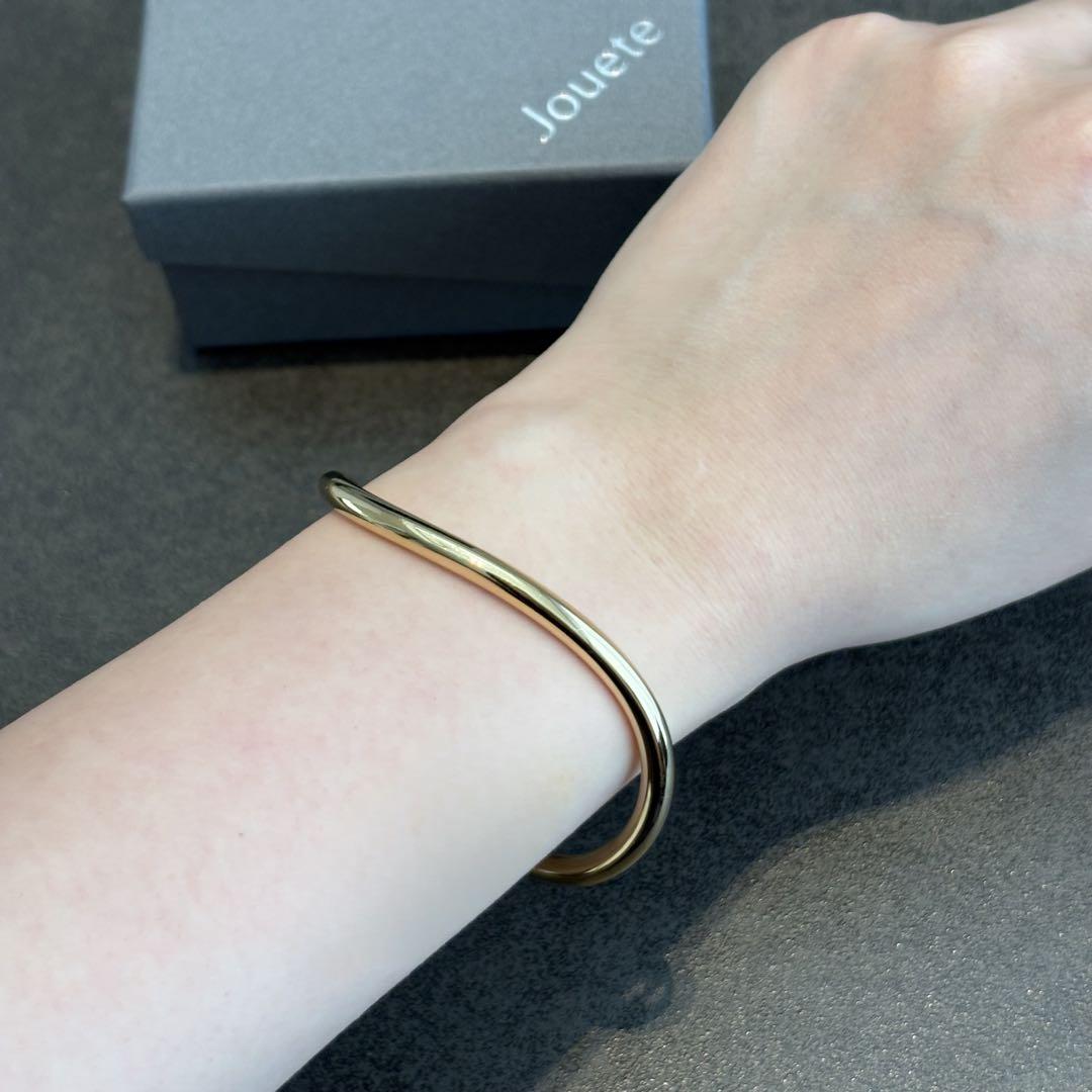 Jouete ジュエッテ　ブレスレット　バングル　イエローゴールド　美品