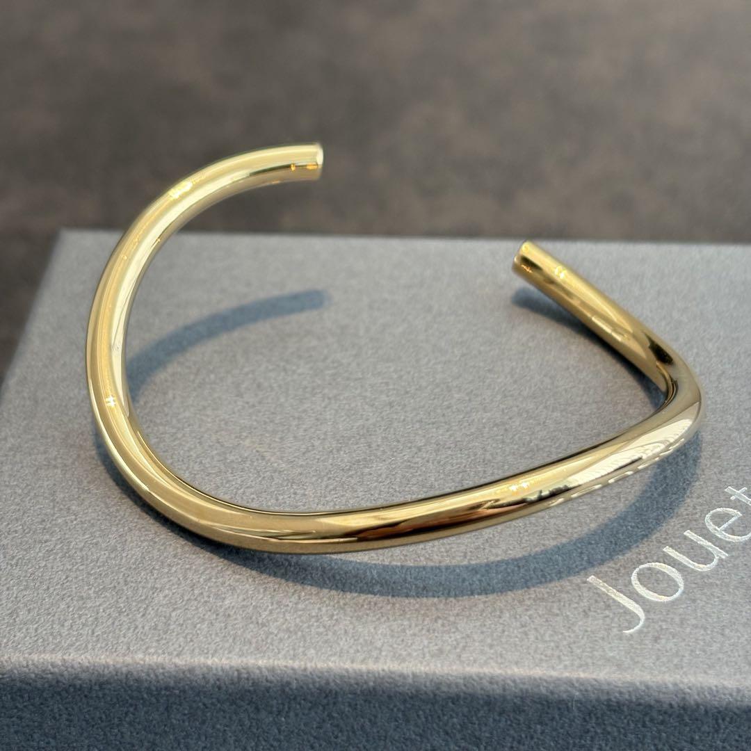 Jouete ジュエッテ　ブレスレット　バングル　イエローゴールド　美品